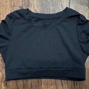 Werk Dancewear: Black Elliptical Bra Top